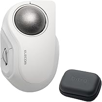 Amazon.co.jp: エレコム トラックボールマウス bitra 静音 人差し指